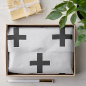 プラス符号プリントモダンティッシュペーパー 薄葉紙 (ギフト)