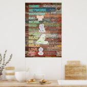 プラス考えのポスター装飾 ポスター (キッチン)