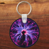 プラズマから呼び出される紫の電気 キーホルダー (正面)