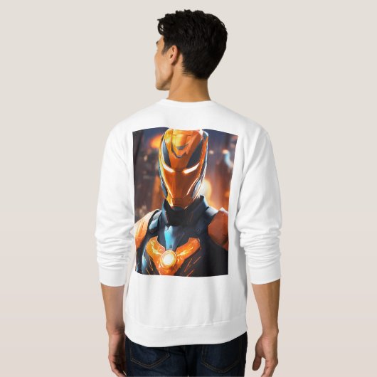プラズマのパワー：内でヒーローを解放 スウェットシャツ (裏面フル)