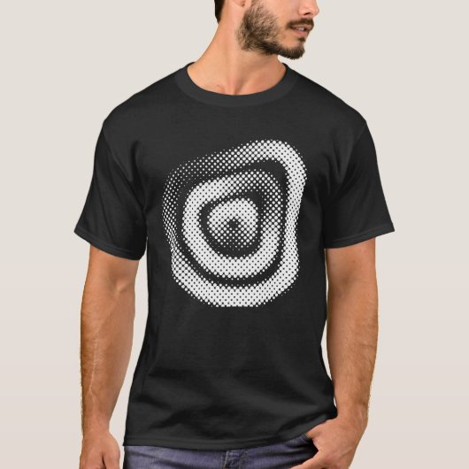 プラズマハーフトーン デザイン Tシャツ (正面)