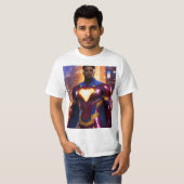 プラズマパワー:汗シャツの中でヒーローを解放 Tシャツ (正面フル)