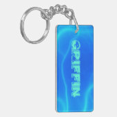 プラズマパーソナライズされたボール写真 キーホルダー (正面左)