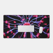 プラズマボール放電 デスクマット (キーボード&マウス)
