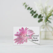 プラズマ淡い色の花びらプロフェッショナル3.5インチx 2.5インチ 名刺 (スタンド正面)