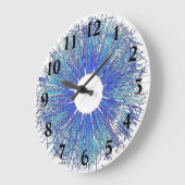 プラズマ破片 ラージ壁時計 (傾斜)