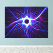 プラズマ磁石 キャンバスプリント (インサイチュ (ウッドフロア))