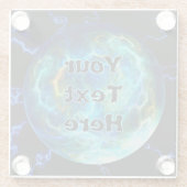 プラズマ電気 ガラスコースター (裏面)