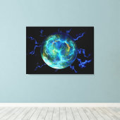 プラズマ電気 キャンバスプリント (インサイチュ (ウッドフロア))