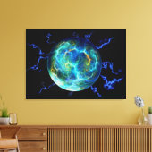 プラズマ電気 キャンバスプリント (インサイチュ (リビング))