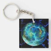 プラズマ電気 キーホルダー (正面)