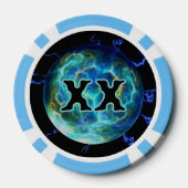 プラズマ電気 ポーカーチップ (裏面)