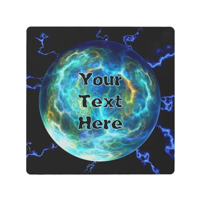 プラズマ電気 メタルプリント (正面)