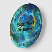 プラズマ電気 ラージ壁時計 (傾斜)