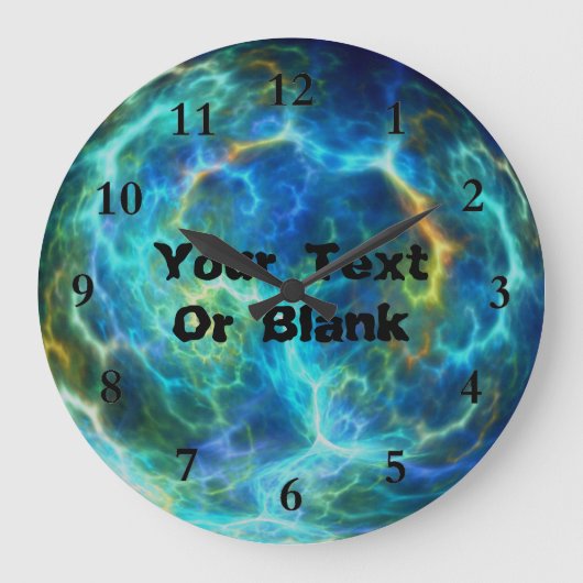 プラズマ電気 ラージ壁時計 (正面)