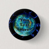 プラズマ電気 缶バッジ (正面)