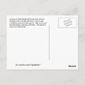 プラセビル ポストカード (裏面)