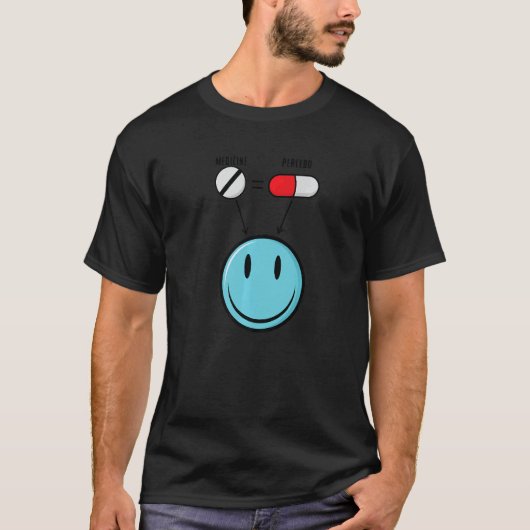 プラセボは薬でもある Tシャツ (正面)
