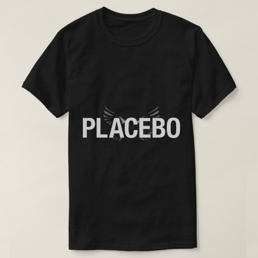 プラセボ・ステッカー Tシャツ (デザイン正面)