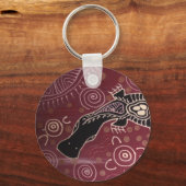 プラタイプスドリーミングレッドバイムンダラコーラン キーホルダー (正面)