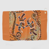 プラタパスアート ゴルフタオル (横)