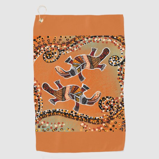 プラタパスアート ゴルフタオル (正面)