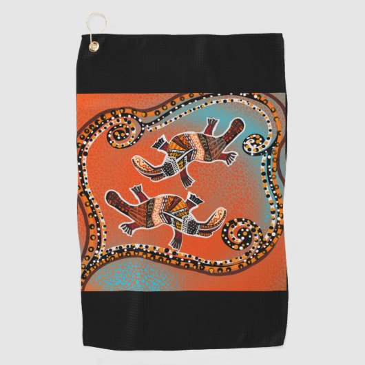 プラタパスアート ゴルフタオル (正面)