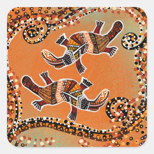 プラタパスアート スクエアシール (正面)