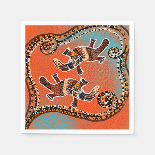 プラタパスアート スタンダードカクテルナプキン (正面)