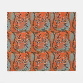 プラタパスアート フリースブランケット (正面(横))