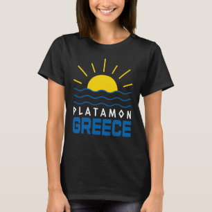 プラタモンギリシャインアンドシーウェーブウィメンズ Tシャツ