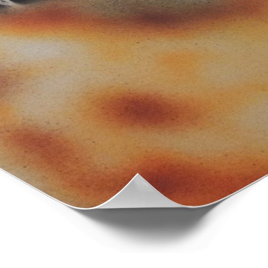 プラタ – 珍しいエアブラシデザインポスター ポスター (角)