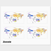 プラダ・タ・ダ! 長方形シール (シート)