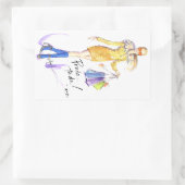 プラダ・タ・ダ! 長方形シール (バッグ)