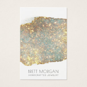 プラチナグリッターイヤリングジュエリーディスプレイカード