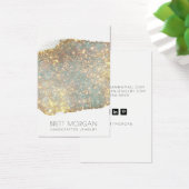 プラチナグリッターイヤリングジュエリーディスプレイカード (デスク)