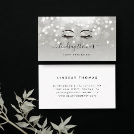 プラチナグローエステティシャンまたはメイクアップアーティスト 名刺