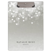 プラチナグローパーソナライズされた クリップボード (正面)