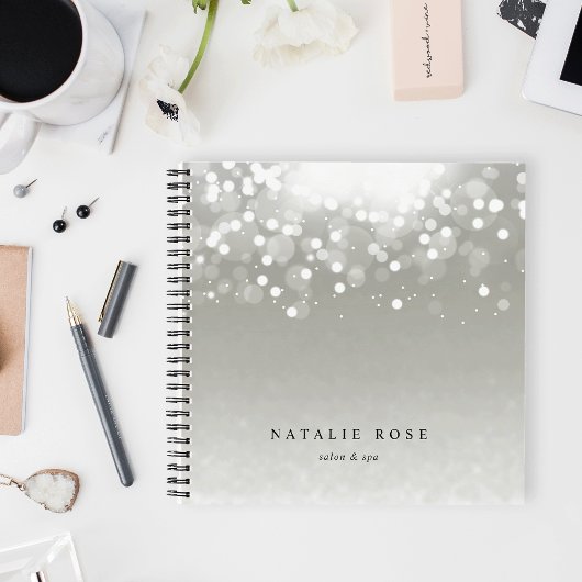 プラチナグローパーソナライズされた ノートブック
