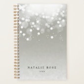 プラチナグローパーソナライズされた プランナー手帳 (正面)