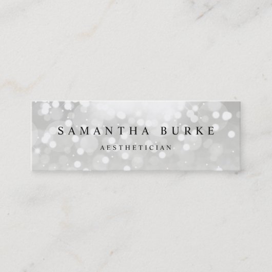 プラチナグロー スキニー名刺 (正面)