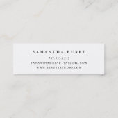 プラチナグロー スキニー名刺 (裏面)