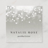 プラチナグロー スクエア名刺 (正面)