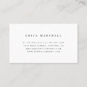 プラチナグロー 名刺 (裏面)