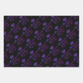 プラチナジュビリー君主制ラッピング紙シートセット ラッピングペーパーシート (正面2)