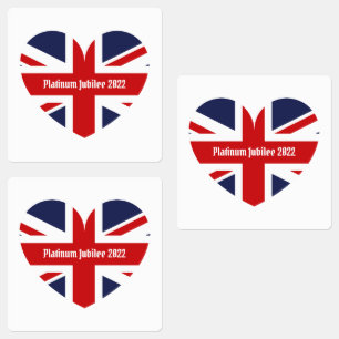 プラチナジュビリー2022 /イギリス国旗 ラベル