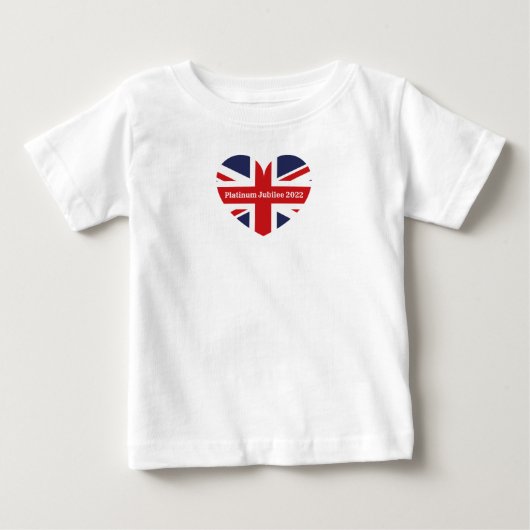 プラチナジュビリー2022 ベビーTシャツ (正面)