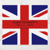 プラチナジュビリー。 スパークリングワインラベル (シングルラベル)