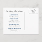 プラチナセーブ・ザ・デート案内はがき 案内ポストカード (裏面)