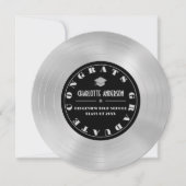プラチナディスク/ビニールレコードの卒業発表 カード (正面)
